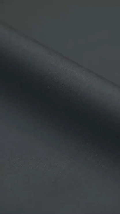 Black Wrinkle-Resistant Wool H-Line Midi Pencil Skirt, Machine-Washable