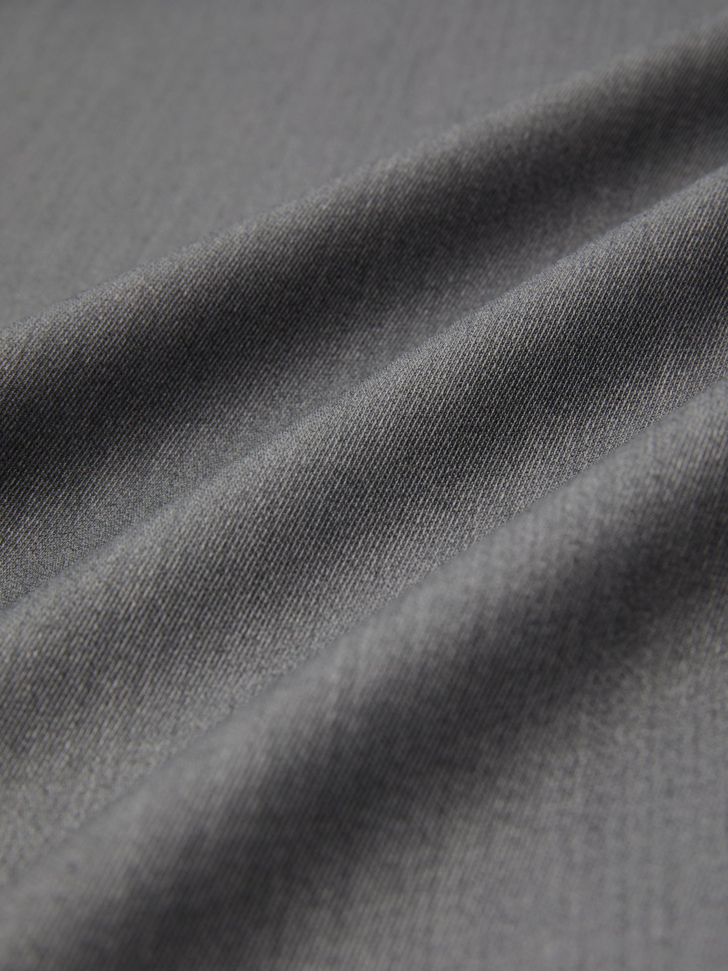 Gray Wrinkle-Resistant Wool Wide-Leg Pants, Machine-Washable