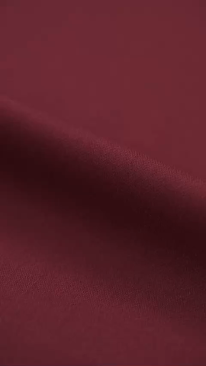 Wrinkle-Resistant Wool-Silk Notched Cap-Sleeve A-Line Midi Dress with Hidden Pocket