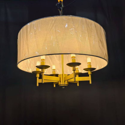 Brass 19 Lights Entryway Pendant Light