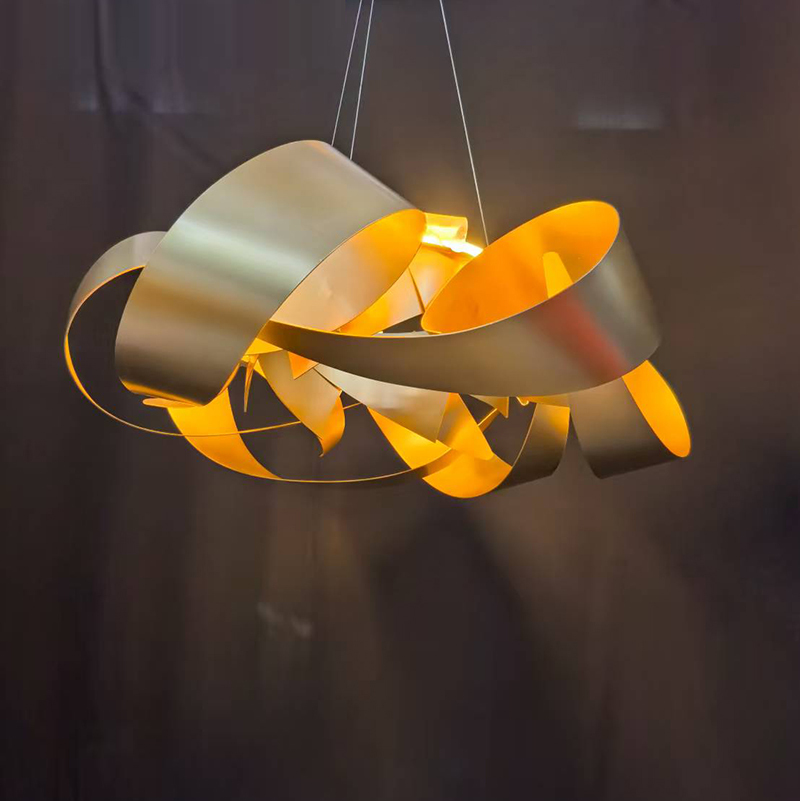 Natural Marble Contemporary Chandelier, 100cm/39"By Morsale.com