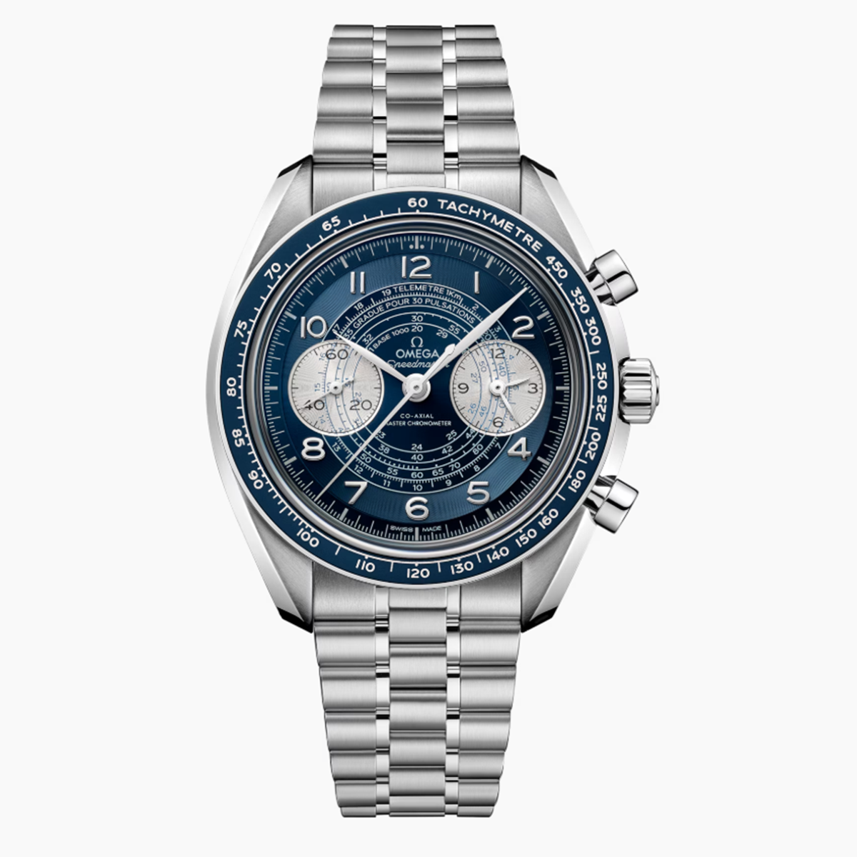 [Nové] Hodinky Omega Speedmaster Chronoscope kombinují tachymetr, měřič vzdálenosti a monitor srdečního tepu