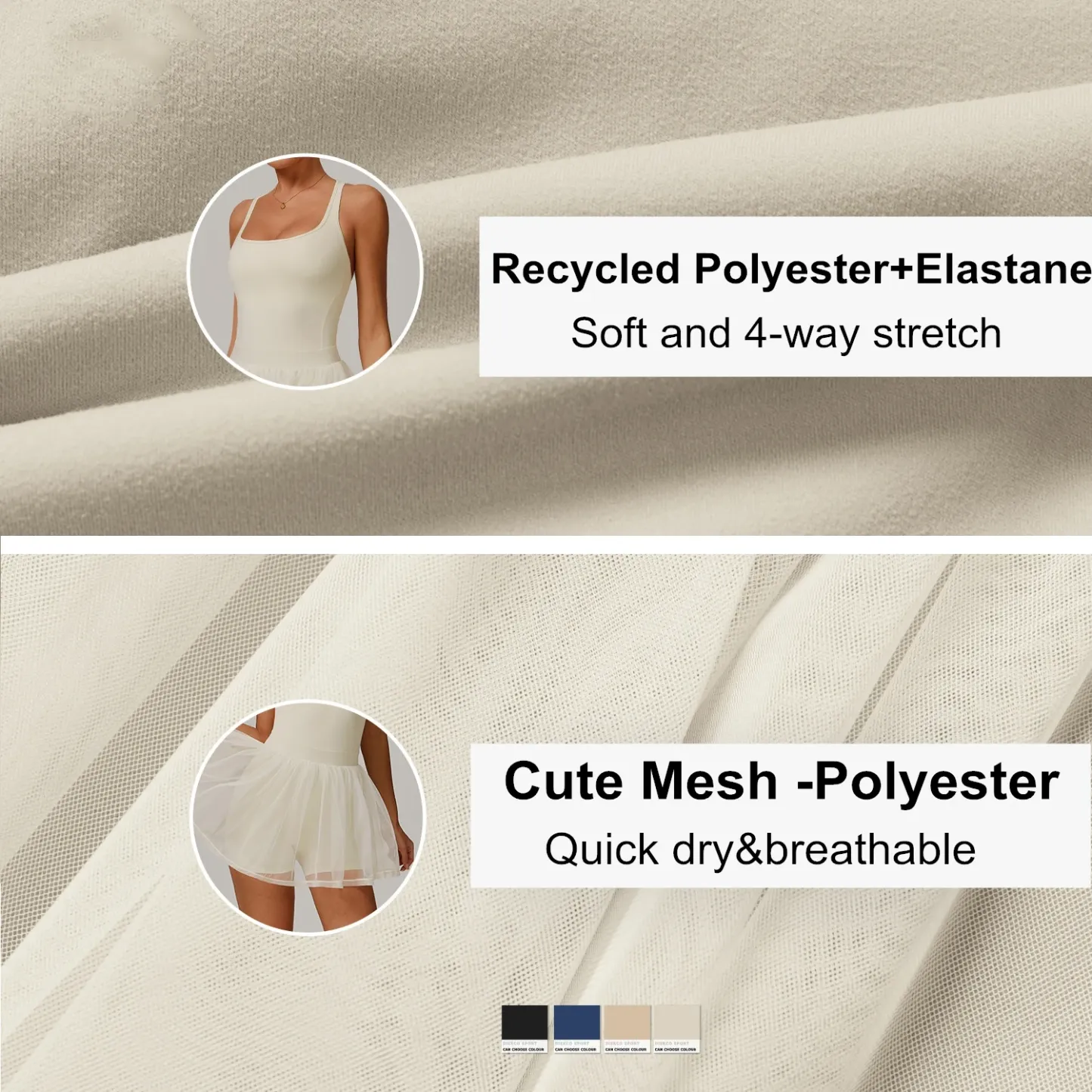 Wholesale Sports Wear Plus Size Gym Fitness One Piece Yoga Tennis Skirt