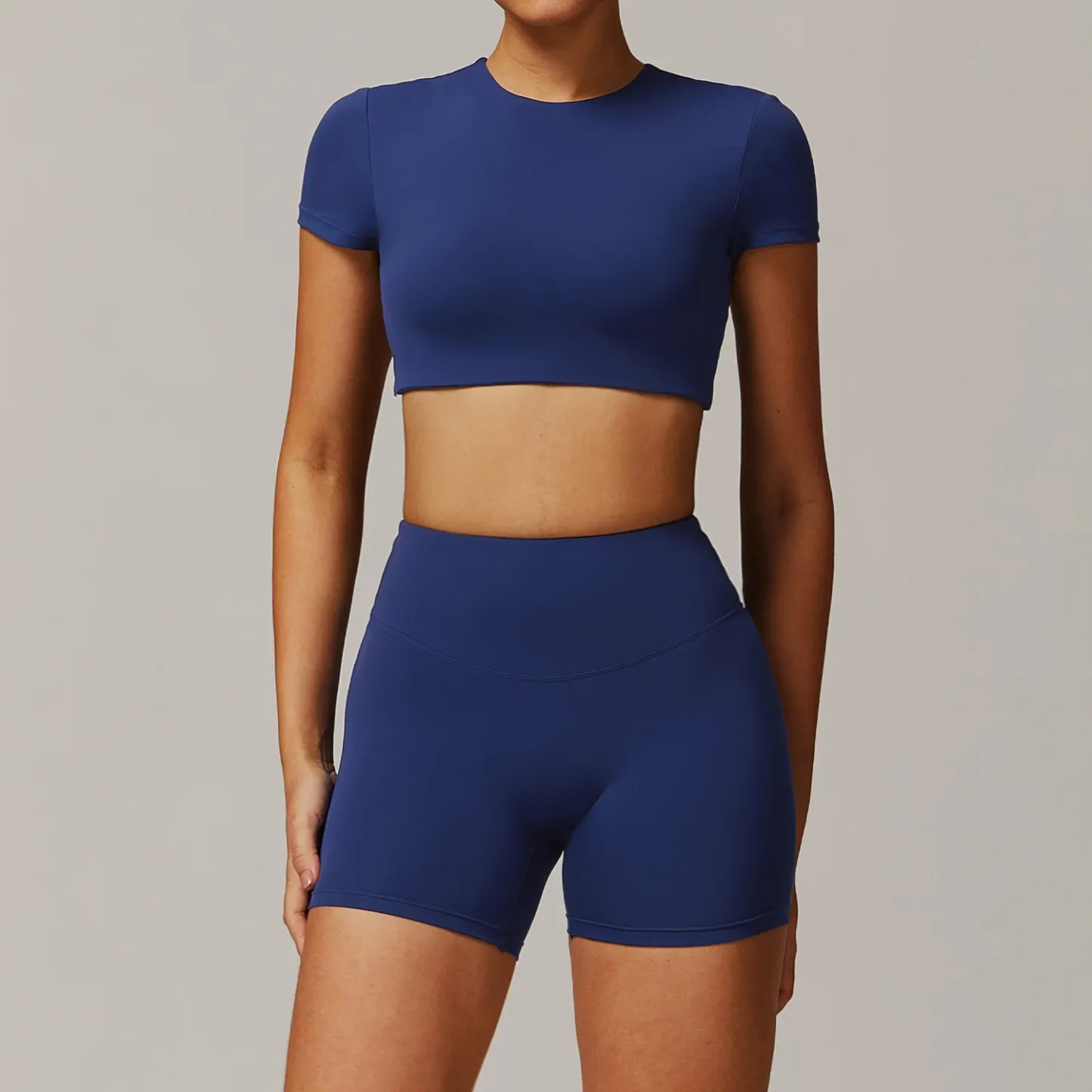 Quick Drying Womens Fitness Sports Bra Leggings Outdoor Workout Outfit Breathable Solid Two Piece Yoga Sets