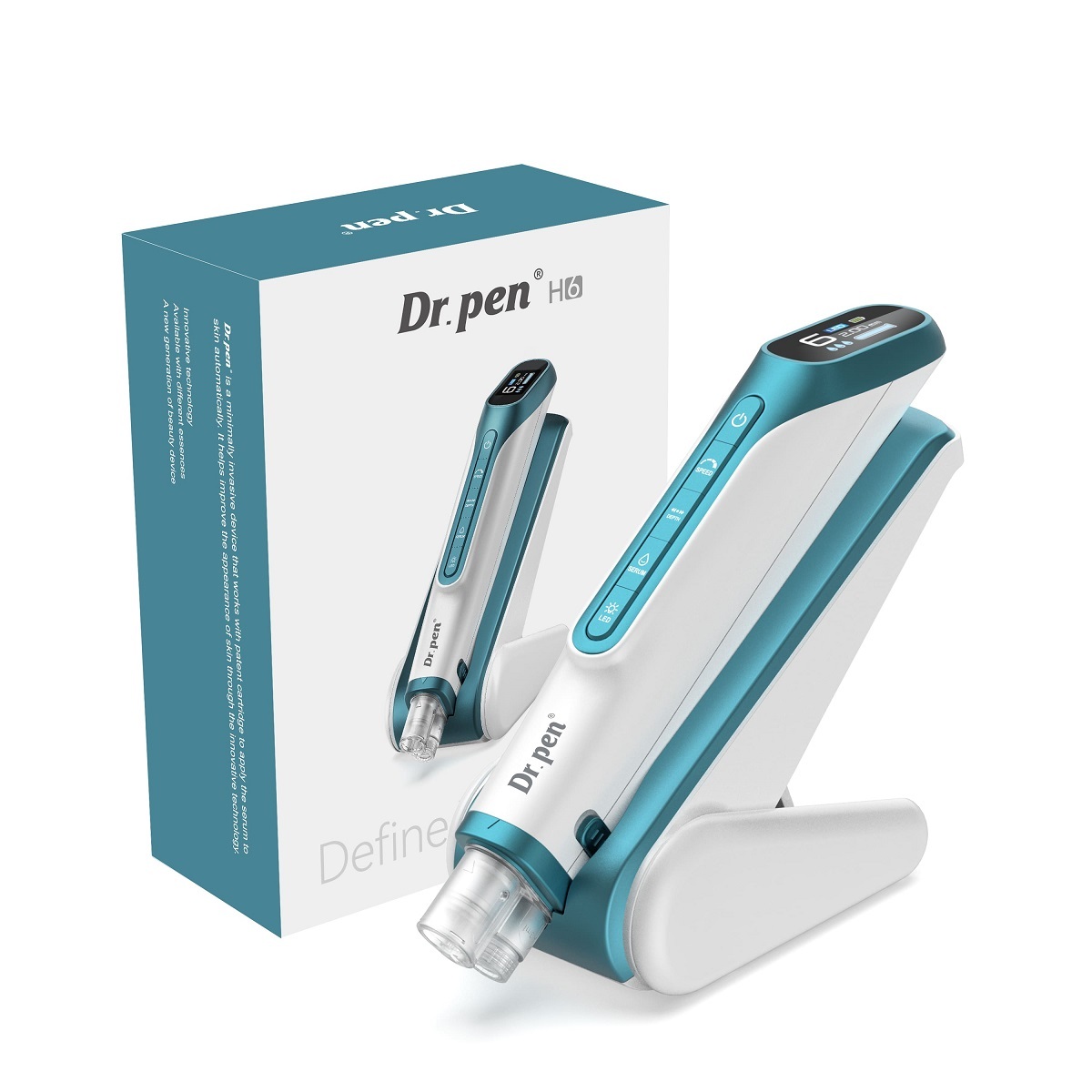 Dr. Pen H6 Advanced Serum Infusion Microneedling Pen with Light Therapy