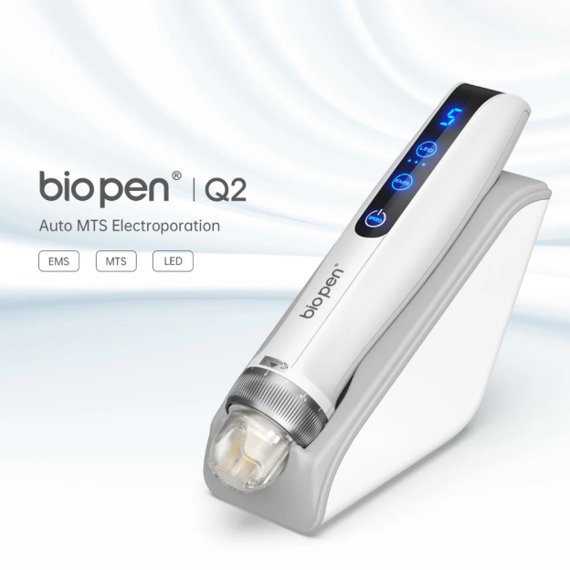 Bio Pen Q2 By Dr. Pen 3-in-1 Microneedling Pen With LED Light Therapy and Microcurrent