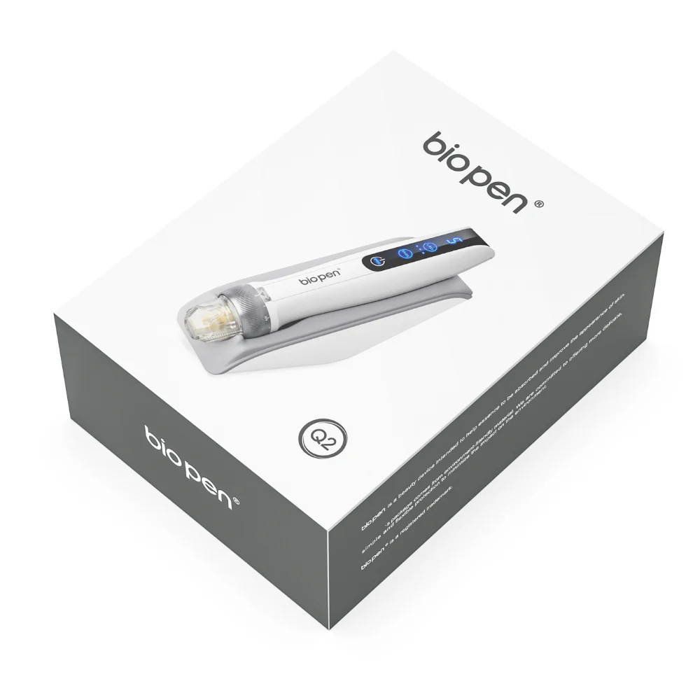 Bio Pen Q2 By Dr. Pen 3-in-1 Microneedling Pen With LED Light Therapy and Microcurrent