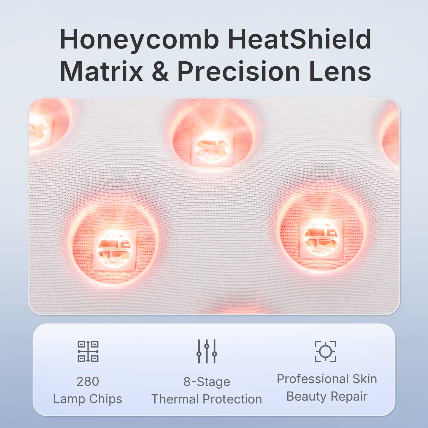 LED Light Therapy Mask - Silicone Red Light Therapy Face Mask