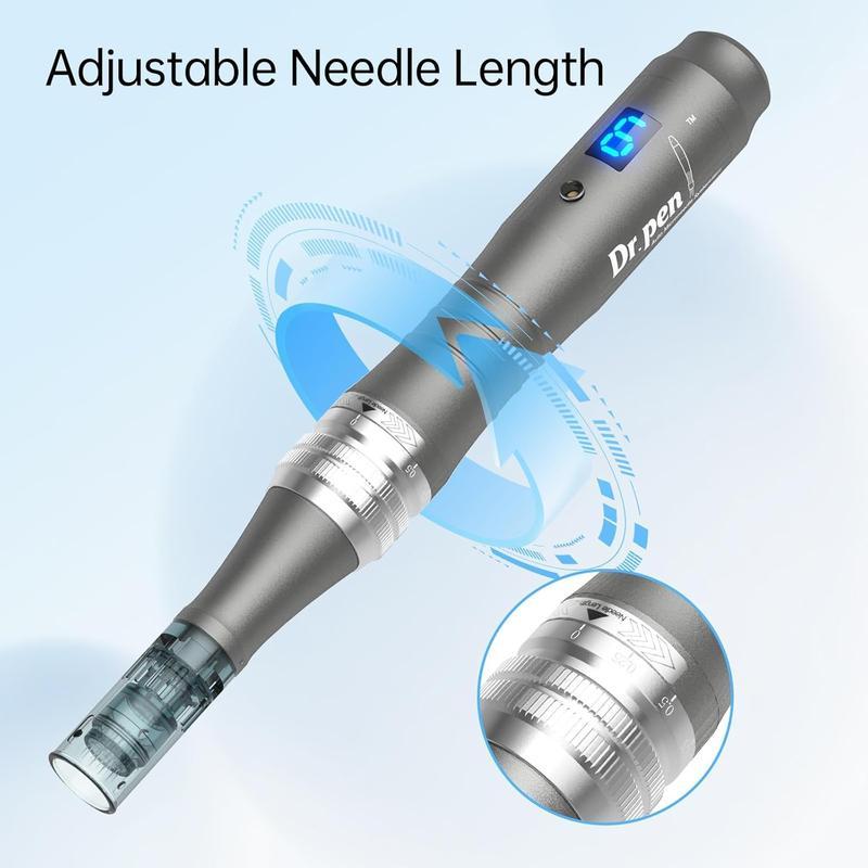 Dr. Pen Ultima M8 Microneedling Pen Including 12 Cartridges - Professional Microneedle Derma Roller Pen