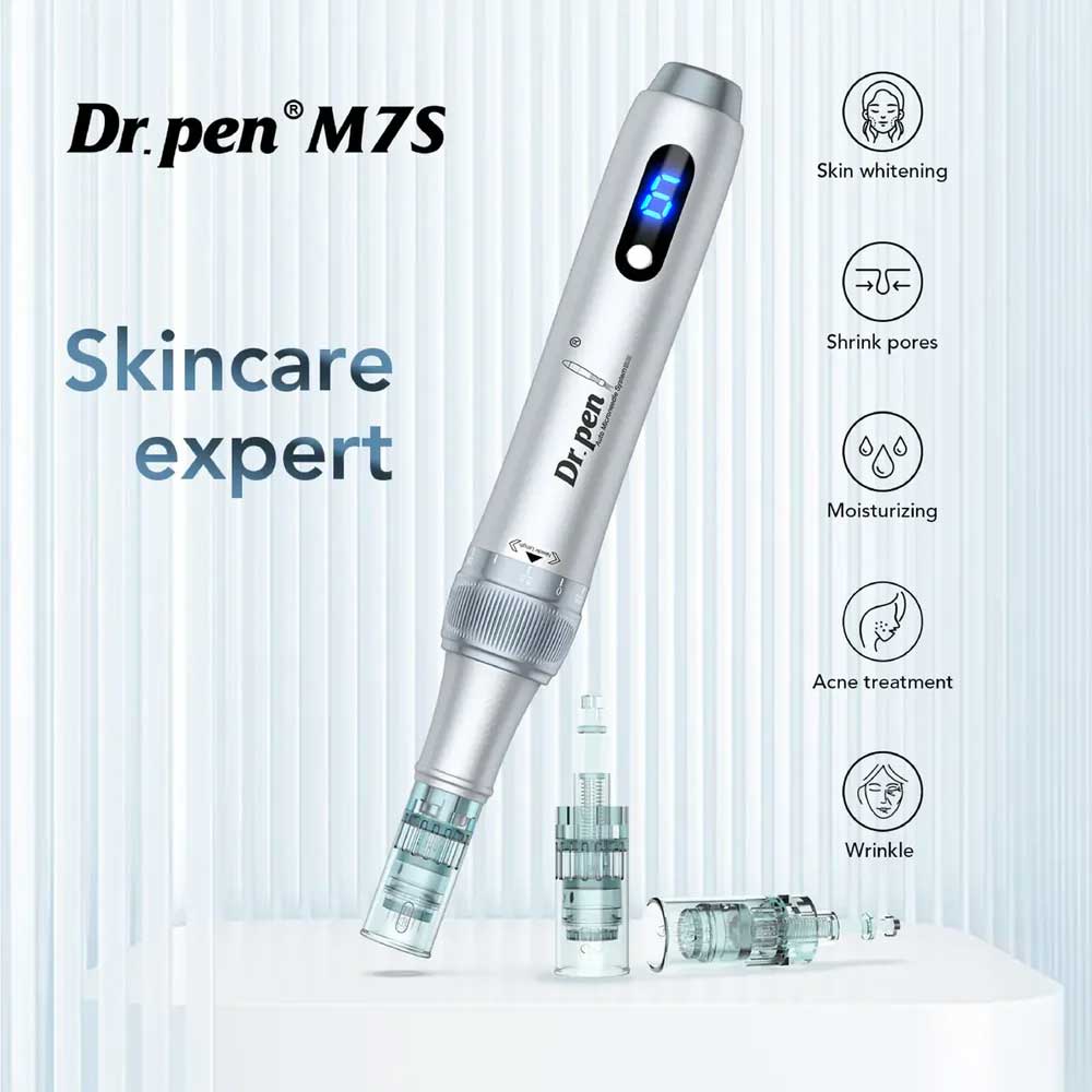 Dr. Pen M7S Microneedling Pen Including 10 Cartridges