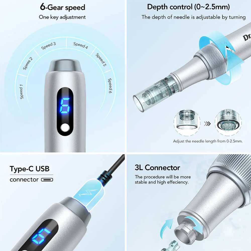 Dr. Pen M7S Microneedling Pen Including 10 Cartridges