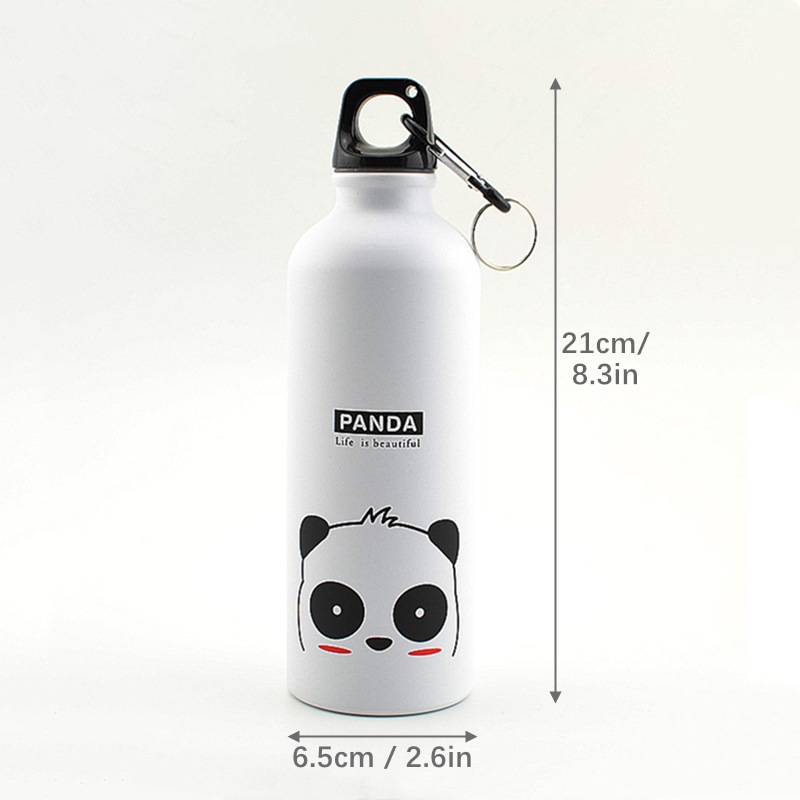 Cute Animal Creative Water Bottle Outdoor Portable Sports Water Bottle Aluminum Cartoon School Children's Water Bottle