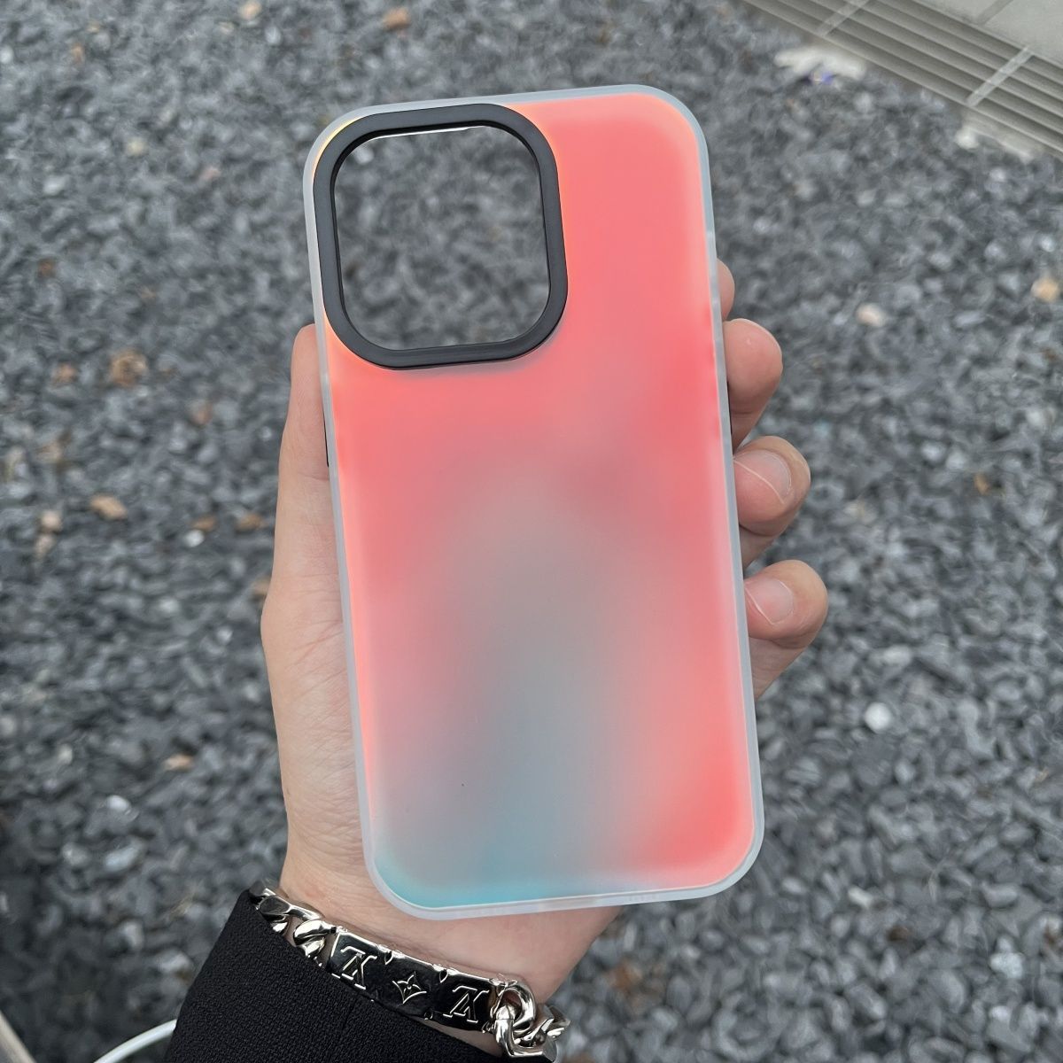 Aurora Colorful Laser Gradient Case for iPhone 16 Pro/14/13/12/SE/XR/XS Max