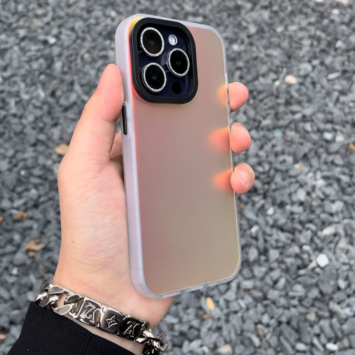Aurora Colorful Laser Gradient Case for iPhone 16 Pro/14/13/12/SE/XR/XS Max