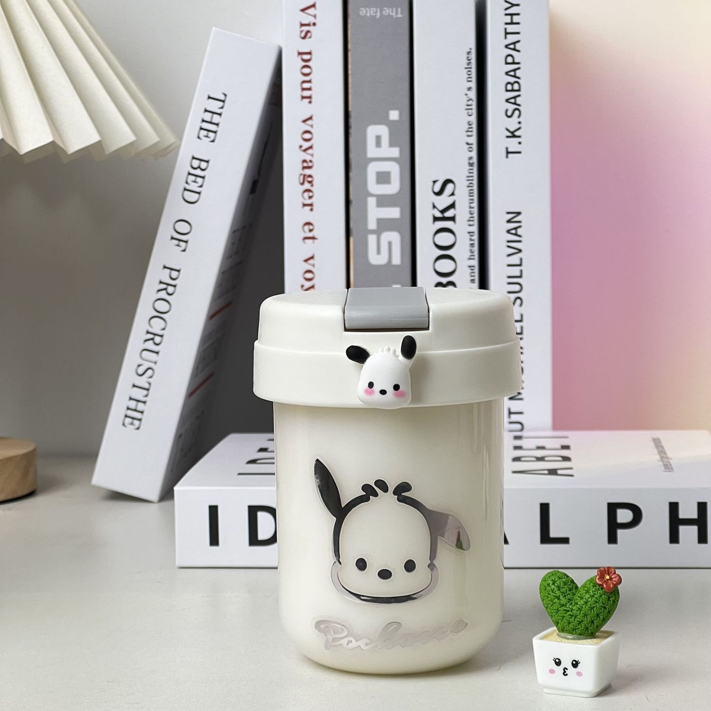 Ins Simple High-Value Plastic Cup Cute Small Mini Student Portable Water Bottle Straw Cup Couple Handy Cup