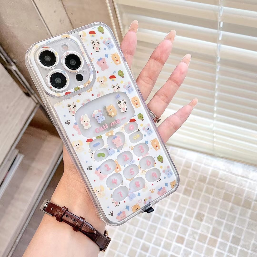 Luminous Splash-Ink Cat for Apple 15 Phone Case Iphone14 New 13promax Personality 12 Cartoon Fashion