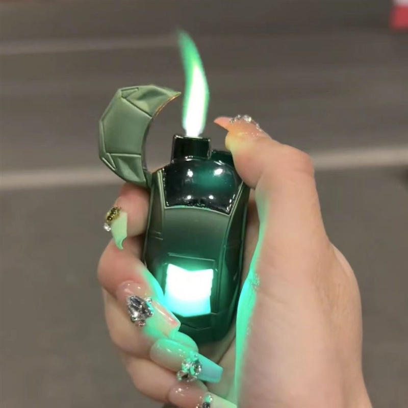 Sports Car Lighter Cool Keychain Personality Pendant Internet Celebrity Windproof ZO027