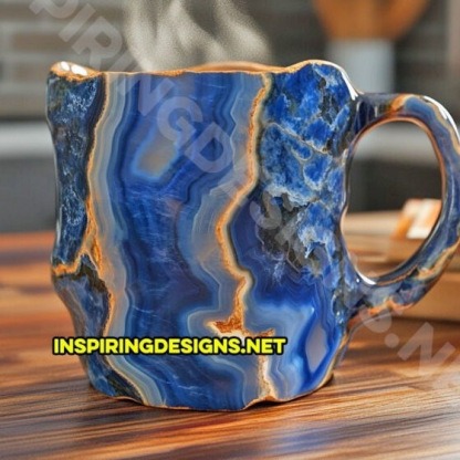 Cross-border Mineral Cup Decorations Ornaments Mineral Crystal Coffee Mugs