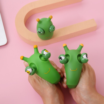 TikTok Same Style Eye-Popping Dragon Stress Relief Dinosaur Toy Squeeze Eye Staring Funny Creative Venting Funny Stress Relief