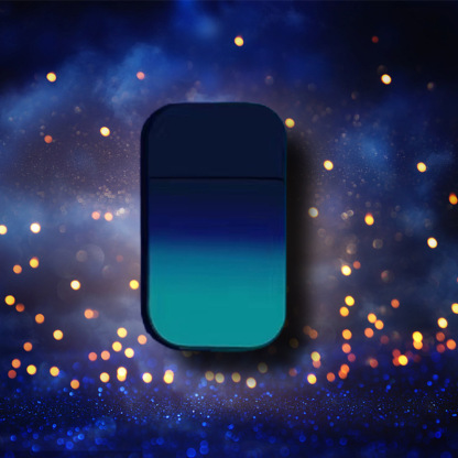 New Gradient Flame Inflatable Windproof Lighter Metal TikTok Internet Celebrity Creative Gift for Boyfriend or Girlfriend Cigarette Lighter Dropshipping
