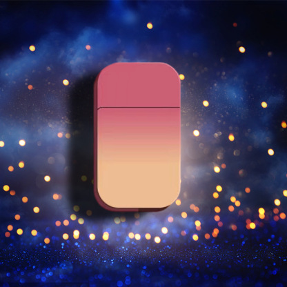 New Gradient Flame Inflatable Windproof Lighter Metal TikTok Internet Celebrity Creative Gift for Boyfriend or Girlfriend Cigarette Lighter Dropshipping