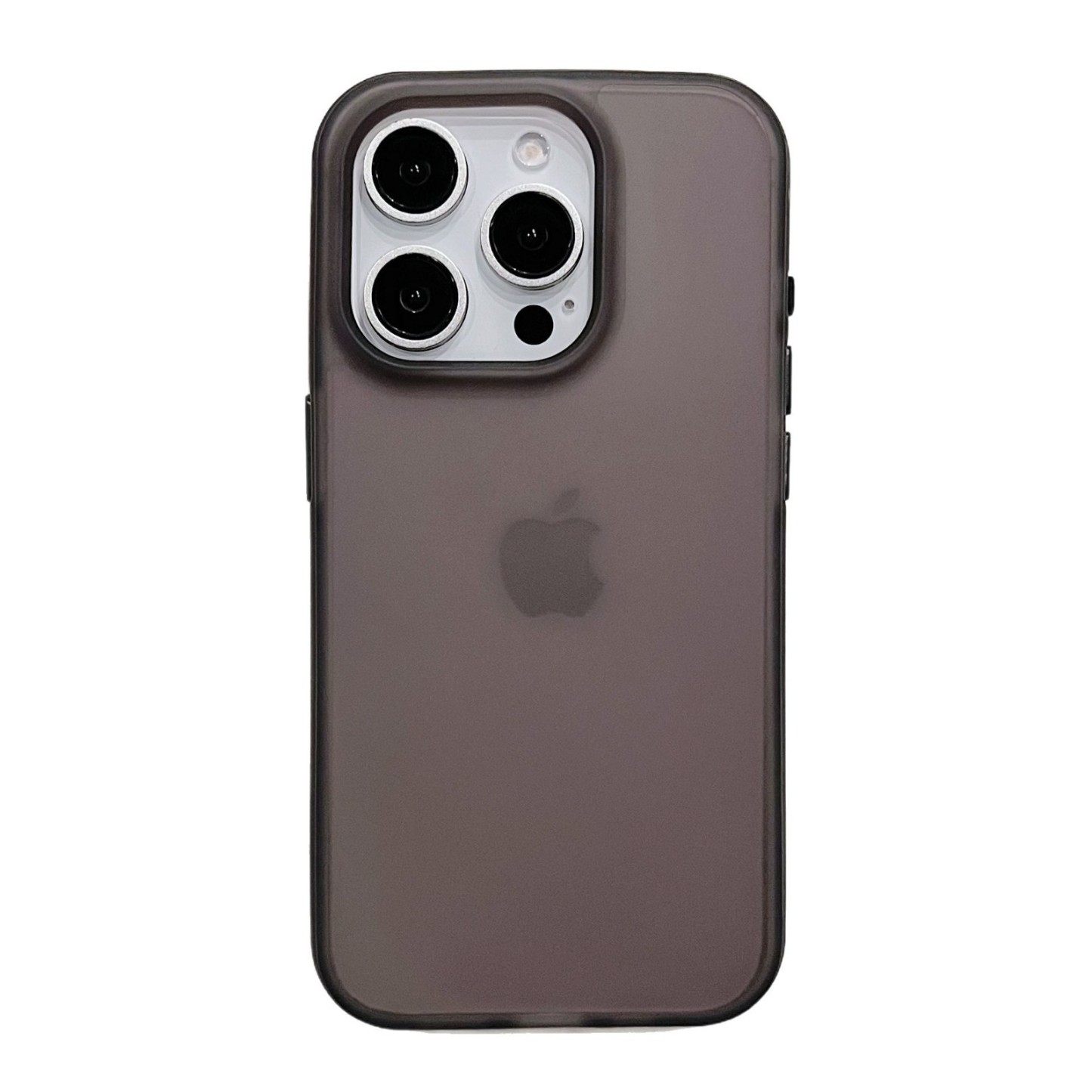 Minimalist Strap Texture Skin Feel Compatible with Apple 16/15 Pro Phone Case Transparent Solid Color iPhone 14/13P Full Coverage