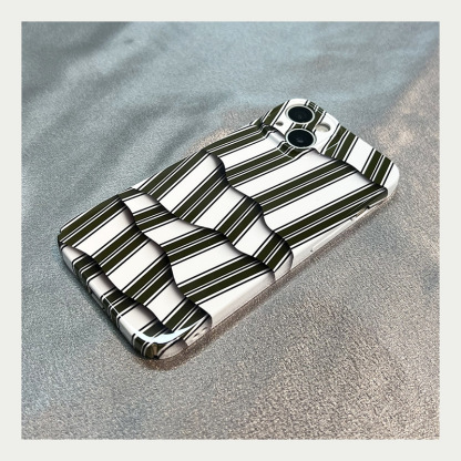 Compatible Apple 16/15 Phone Case iPhone 13 Pro Huawei Colorful Striped OnePlus Ace5 Film Case