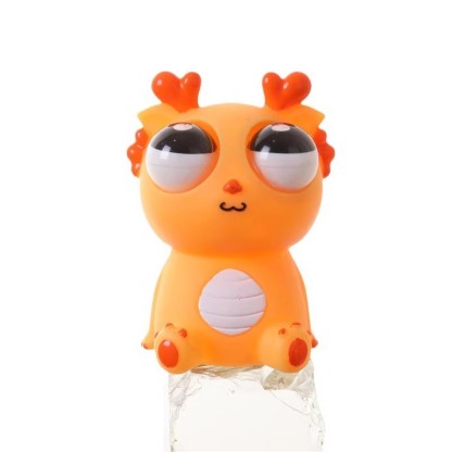 TikTok Same Style Eye-Popping Dragon Stress Relief Dinosaur Toy Squeeze Eye Staring Funny Creative Venting Funny Stress Relief
