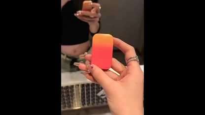 New Gradient Flame Inflatable Windproof Lighter Metal TikTok Internet Celebrity Creative Gift for Boyfriend or Girlfriend Cigarette Lighter Dropshipping