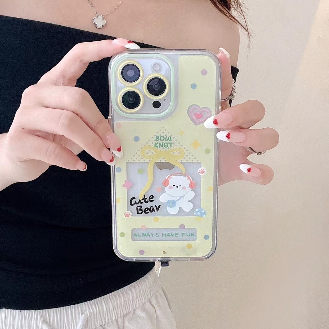 Luminous Splash-Ink Cat for Apple 15 Phone Case Iphone14 New 13promax Personality 12 Cartoon Fashion