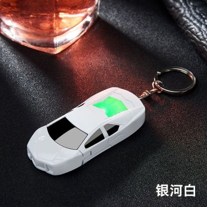 Sports Car Lighter Cool Keychain Personality Pendant Internet Celebrity Windproof ZO027