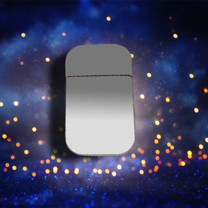 New Gradient Flame Inflatable Windproof Lighter Metal TikTok Internet Celebrity Creative Gift for Boyfriend or Girlfriend Cigarette Lighter Dropshipping