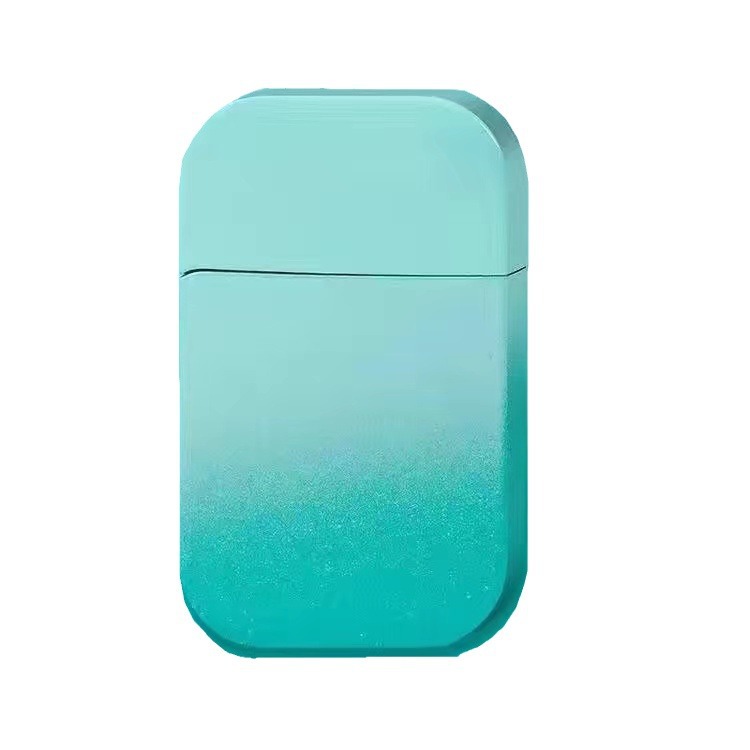 New Gradient Flame Inflatable Windproof Lighter Metal TikTok Internet Celebrity Creative Gift for Boyfriend or Girlfriend Cigarette Lighter Dropshipping