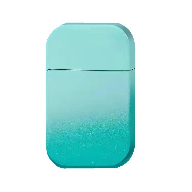 New Gradient Flame Inflatable Windproof Lighter Metal TikTok Internet Celebrity Creative Gift for Boyfriend or Girlfriend Cigarette Lighter Dropshipping