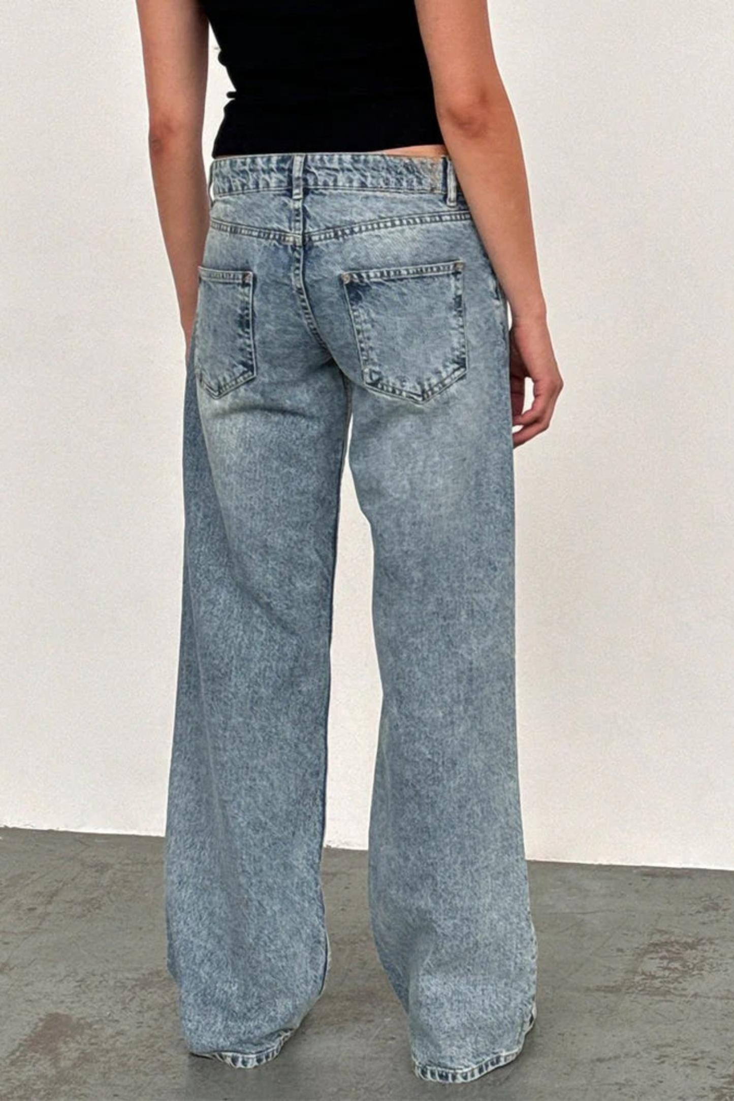 Low Rise Jeans Vintage Blue