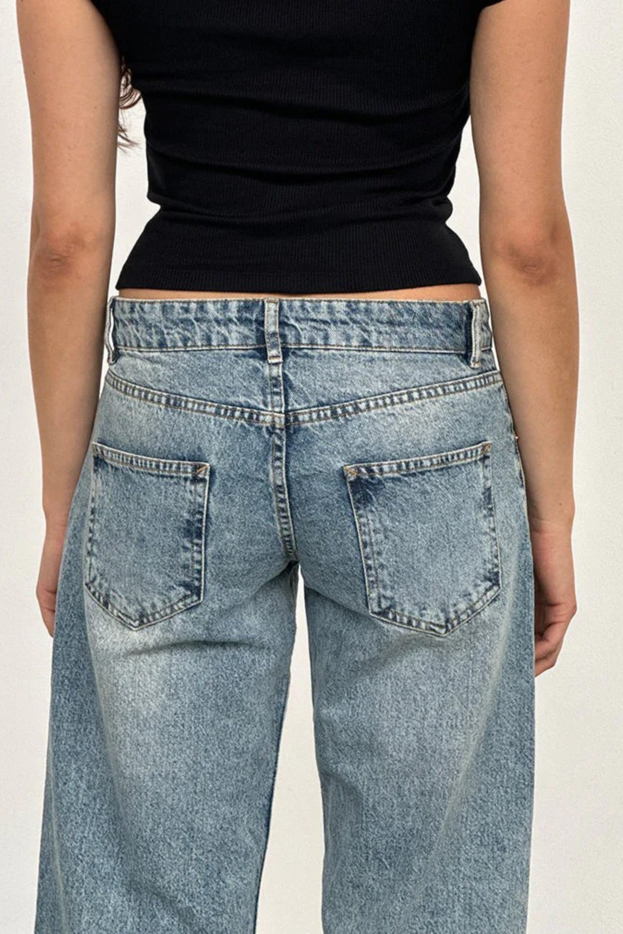 Low Rise Jeans Vintage Blue