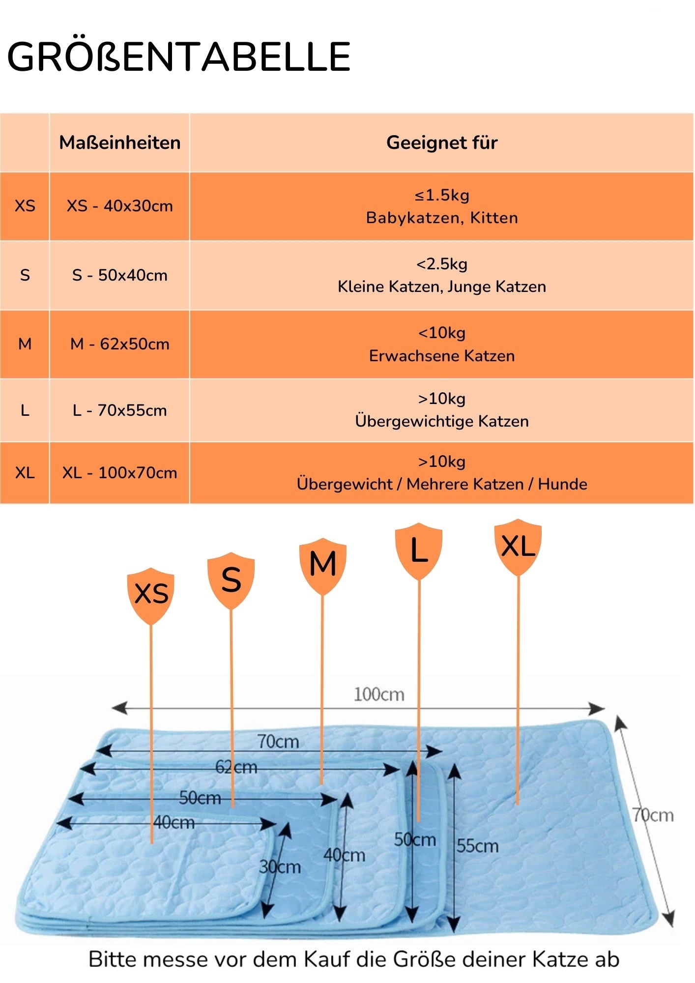 KITTINIS™️ - CoolCat® V.4 - Premium Kühlmatte mit Eisseide