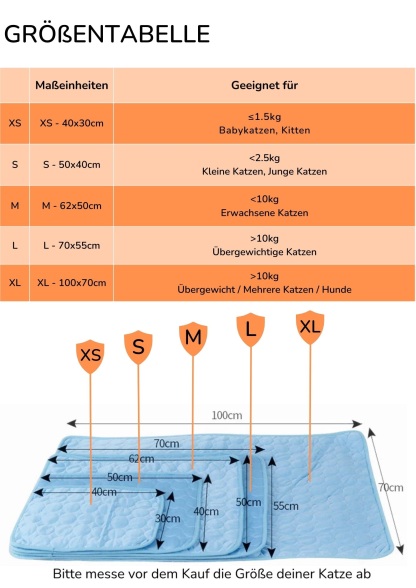 KITTINIS™️ - CoolCat® V.4 - Premium Kühlmatte mit Eisseide