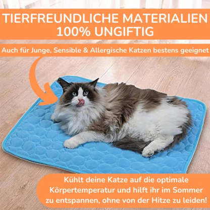 KITTINIS™️ - CoolCat® V.4 - Premium Kühlmatte mit Eisseide