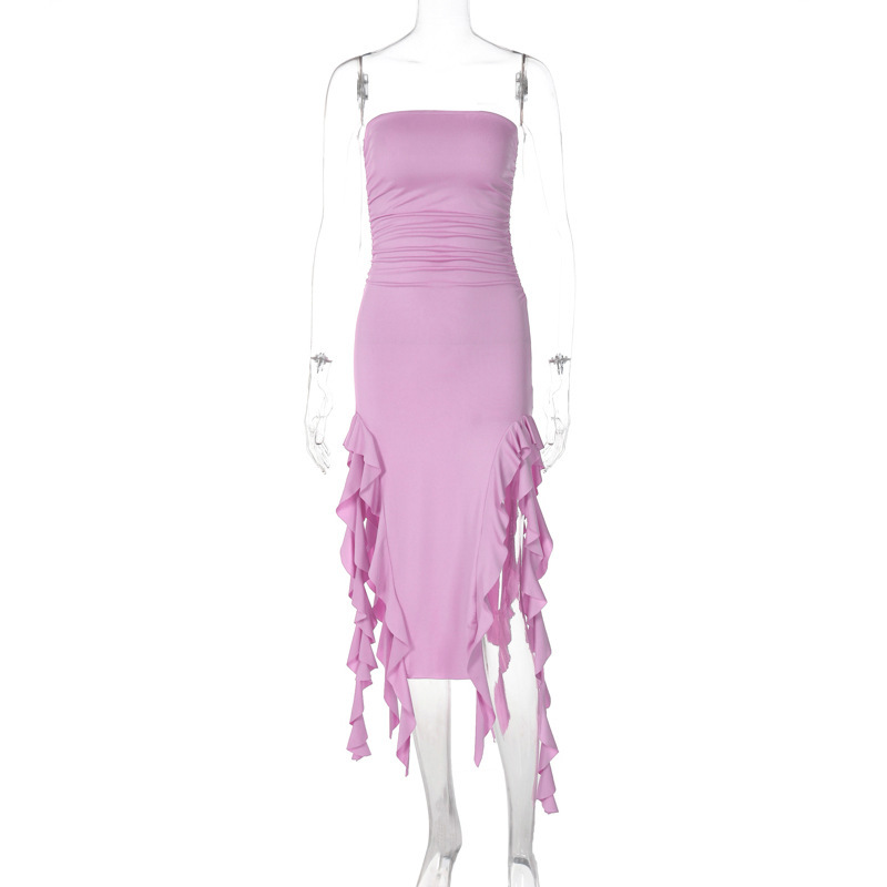 Fashionable Sexy Strapless Dress