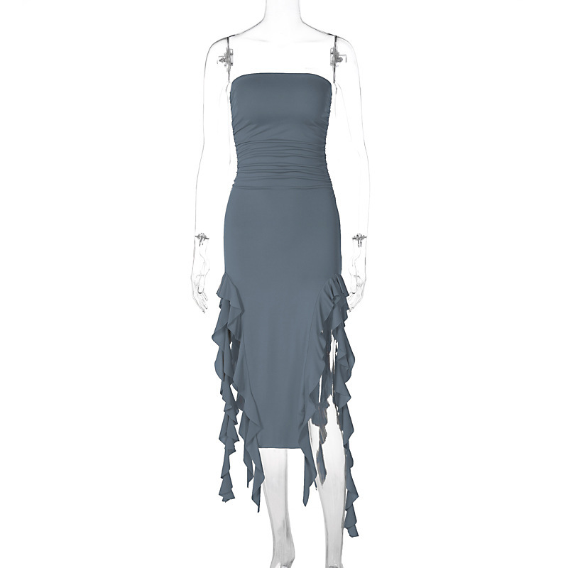 Fashionable Sexy Strapless Dress