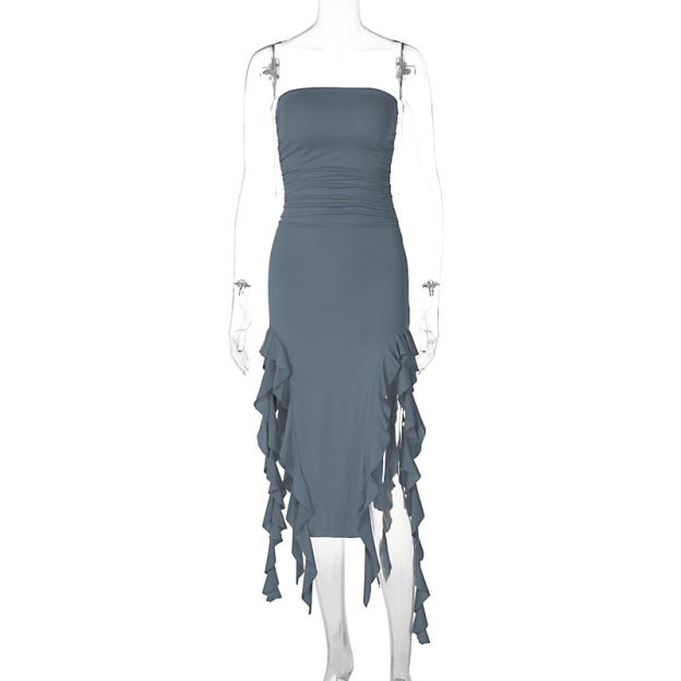 Fashionable Sexy Strapless Dress