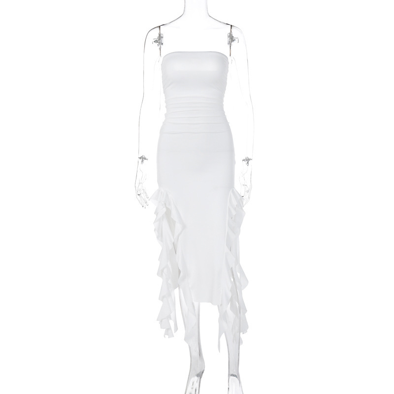 Fashionable Sexy Strapless Dress