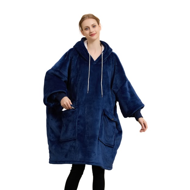 Hooded Home Sweatshirt Blanket