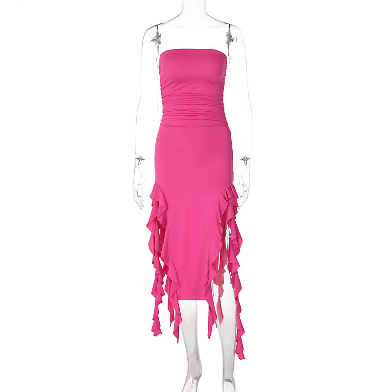 Fashionable Sexy Strapless Dress