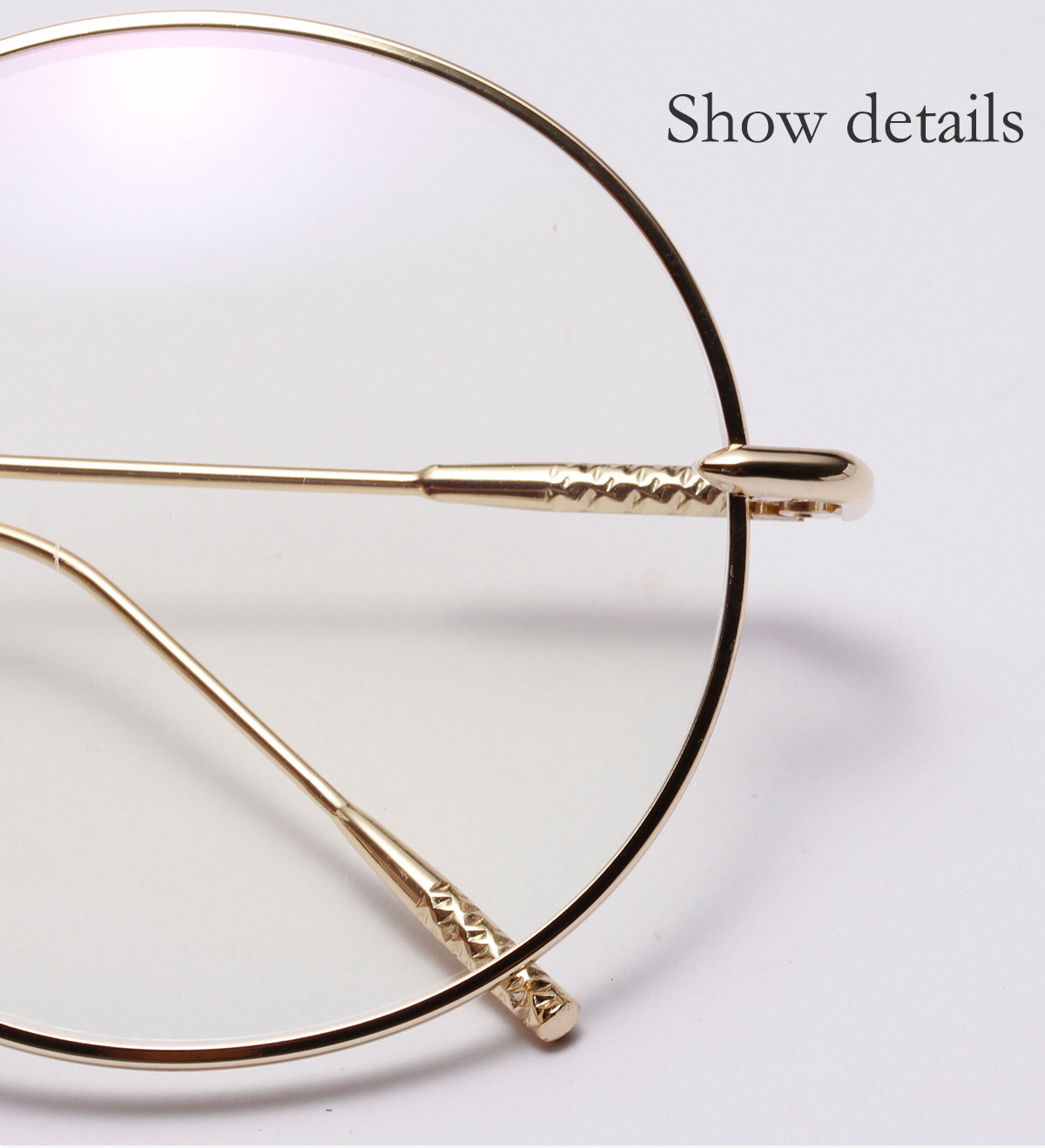 Metal Thin Frame Round Flat Mirror