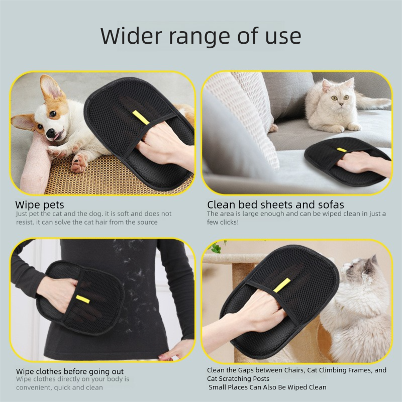 Pet Static Hair Removal Gloves