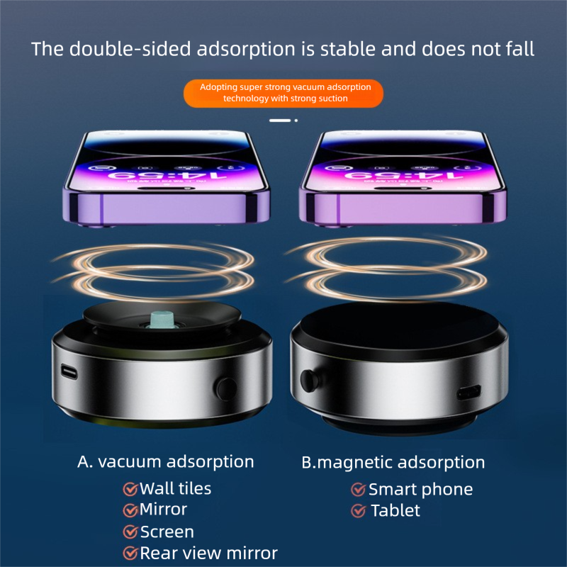 New Vacuum Adsorption Car Phone Holder