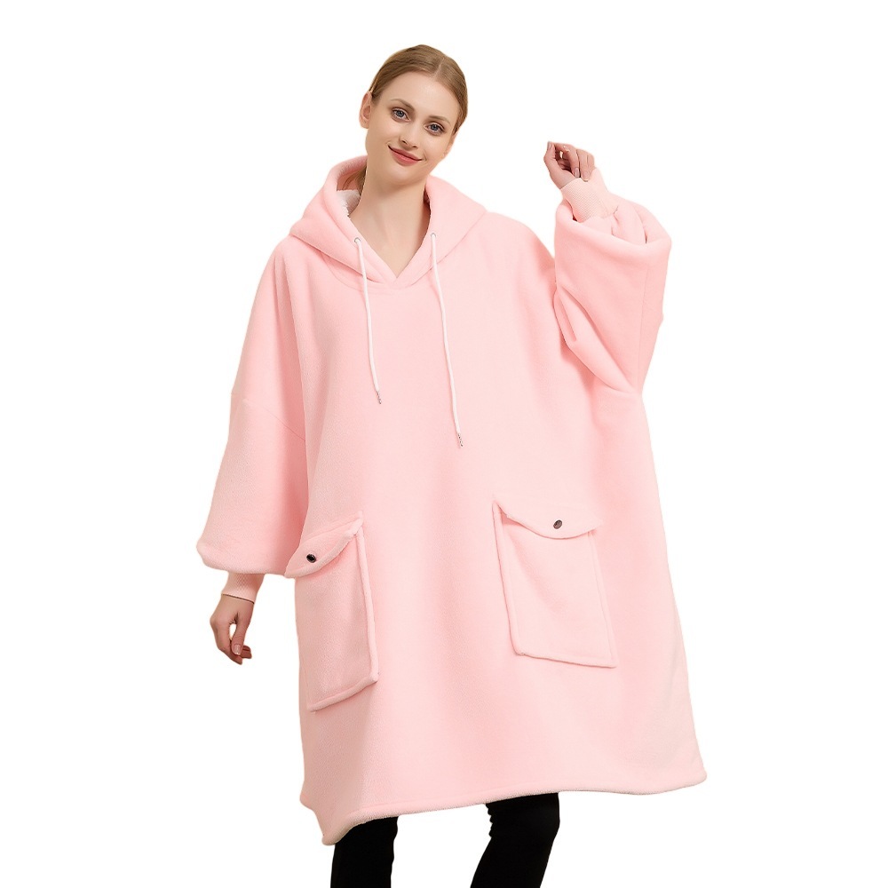 Hooded Home Sweatshirt Blanket