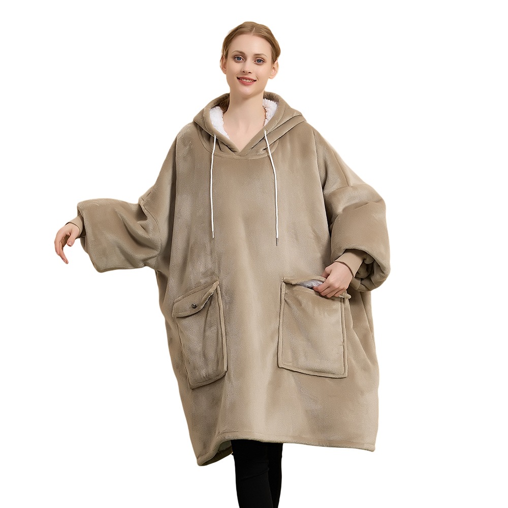 Hooded Home Sweatshirt Blanket